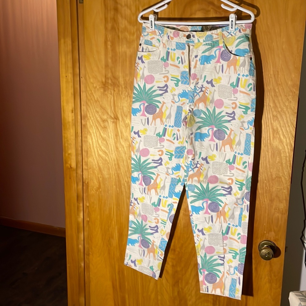 Bonjour Jean Co safari print jeans